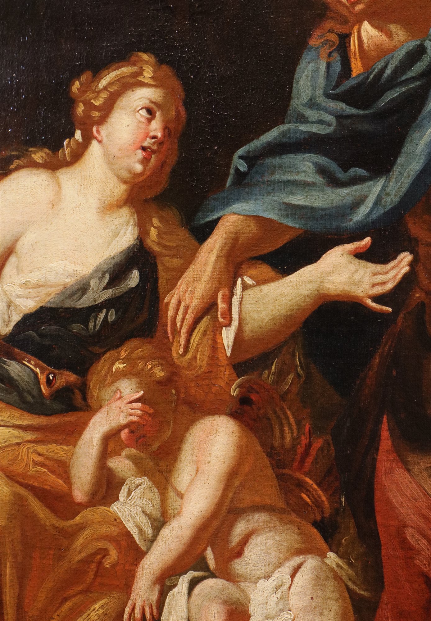 Venere tenta di trattenere Adone dalla caccia