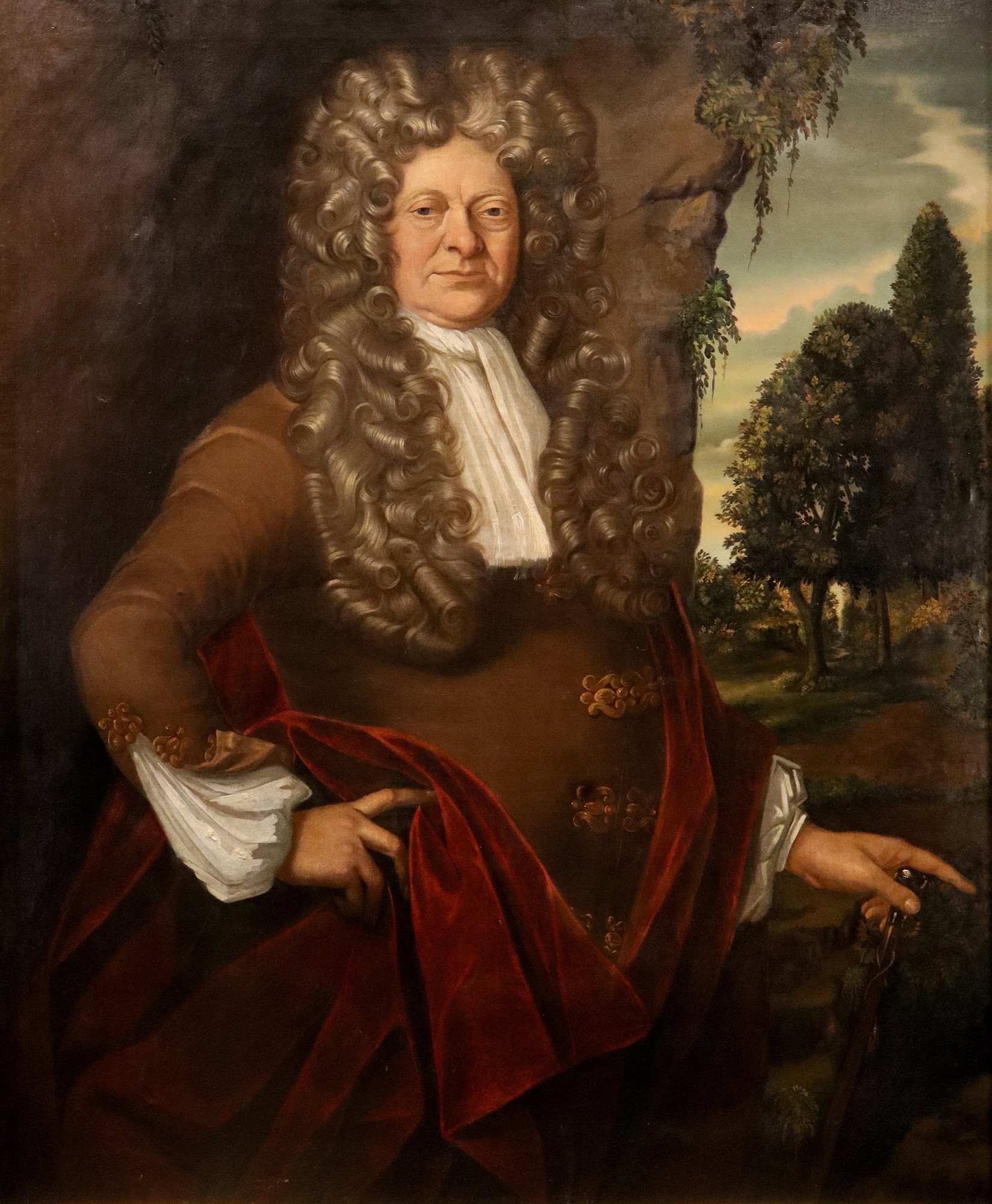 Ritratto di Hans Sloane (Killyleagh 1660 – Chelsea 1753), medico e naturalista britannico