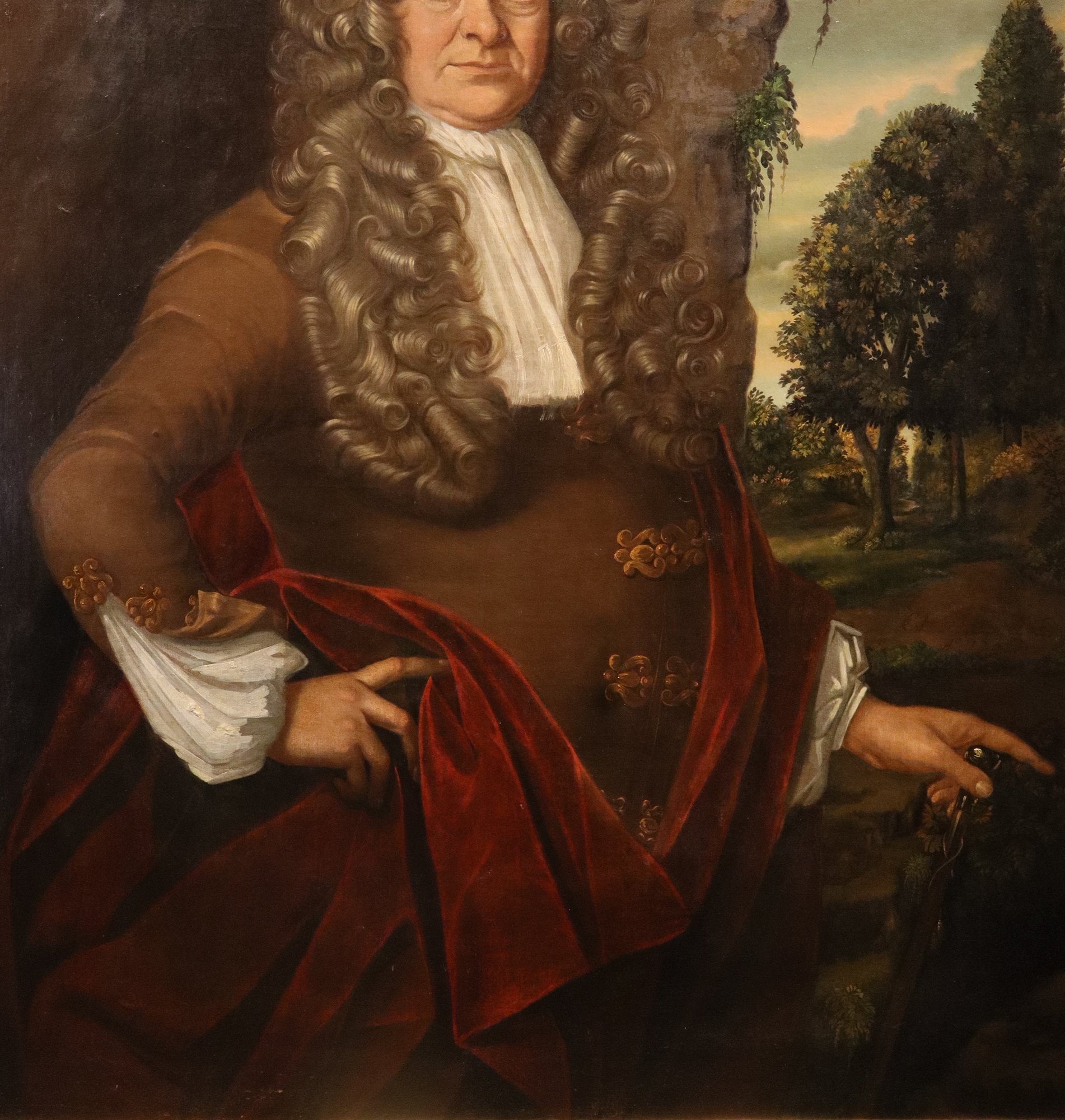 Ritratto di Hans Sloane (Killyleagh 1660 – Chelsea 1753), medico e naturalista britannico