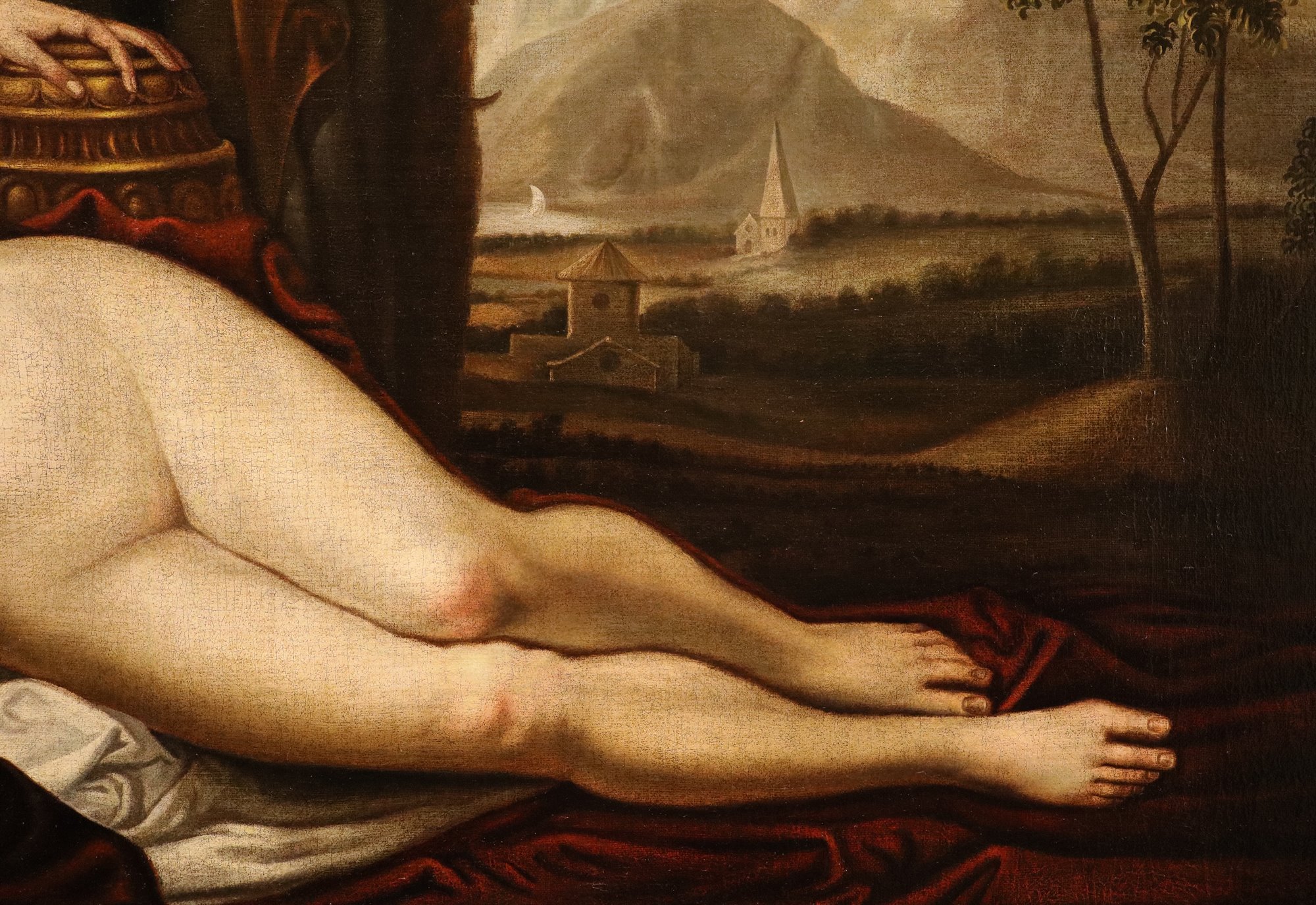 Venere dormiente con Cupido