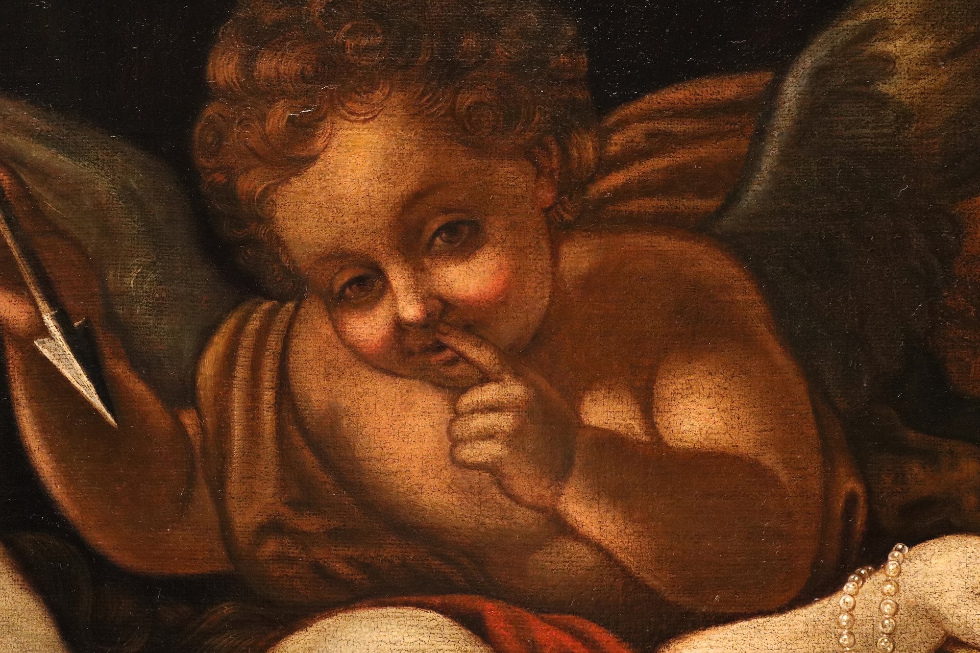 Venere dormiente con Cupido