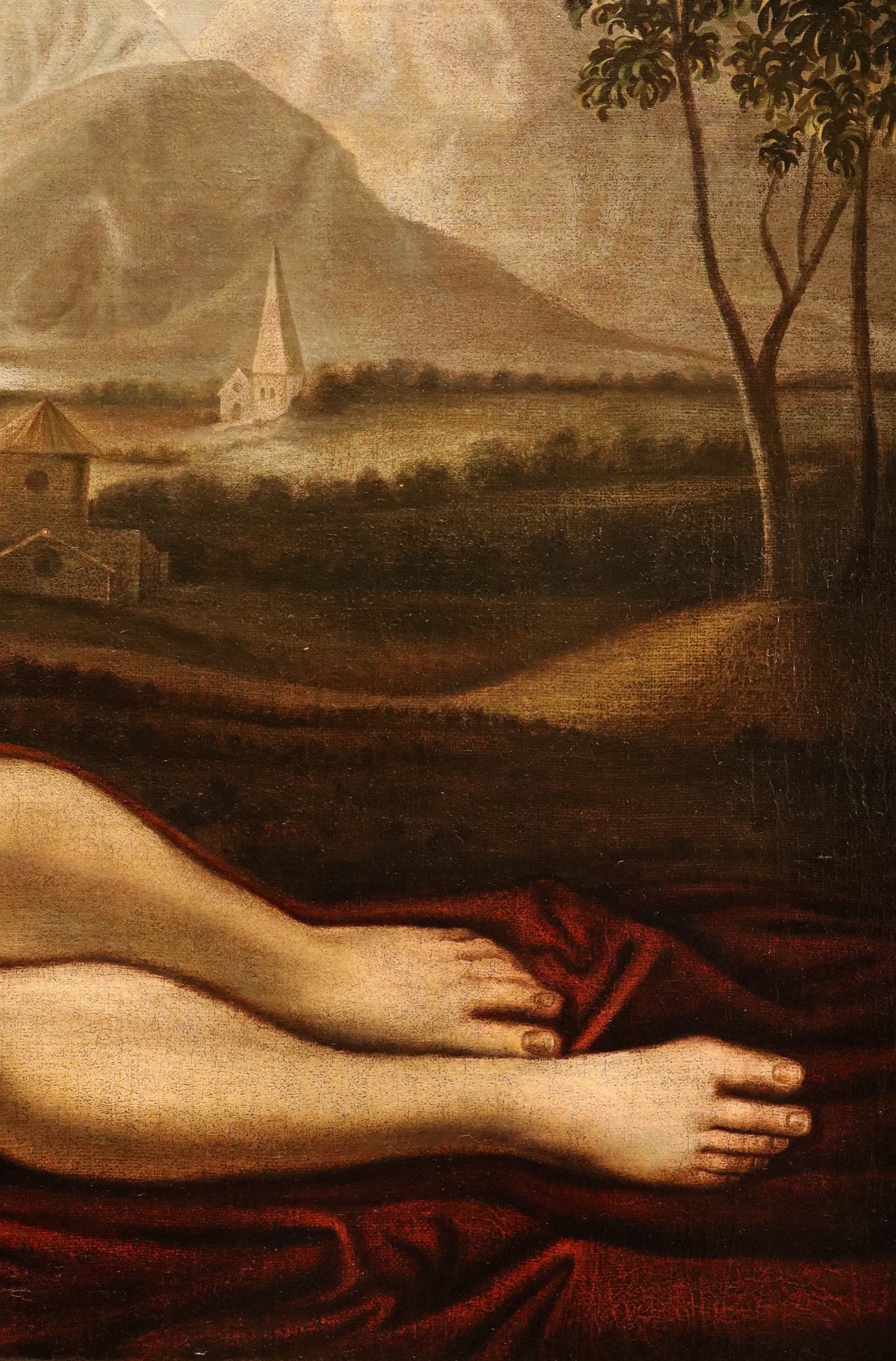 Venere dormiente con Cupido