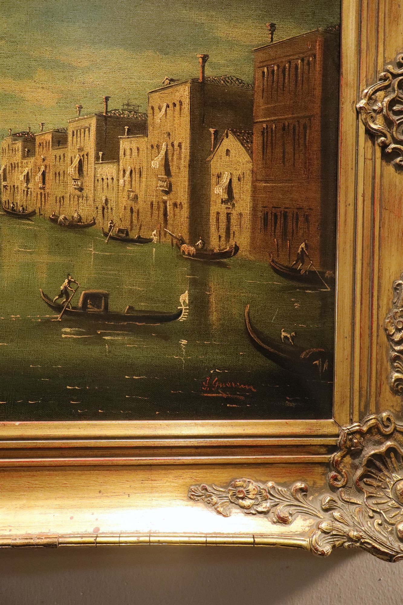 Veduta di Venezia con l'ingresso al Canal Grande, la Dogana e la chiesa di S. Maria della Salute