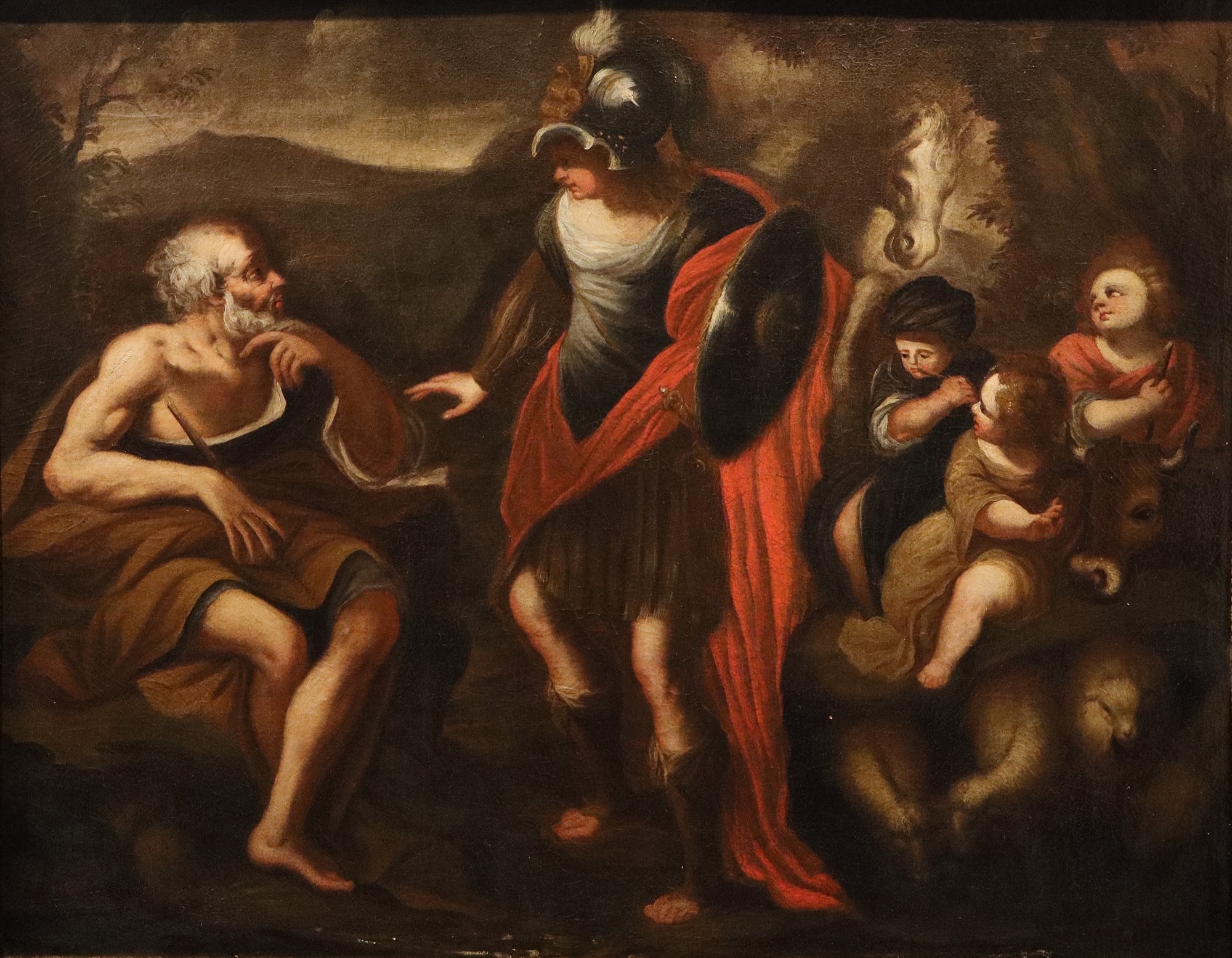 Erminia tra i pastori