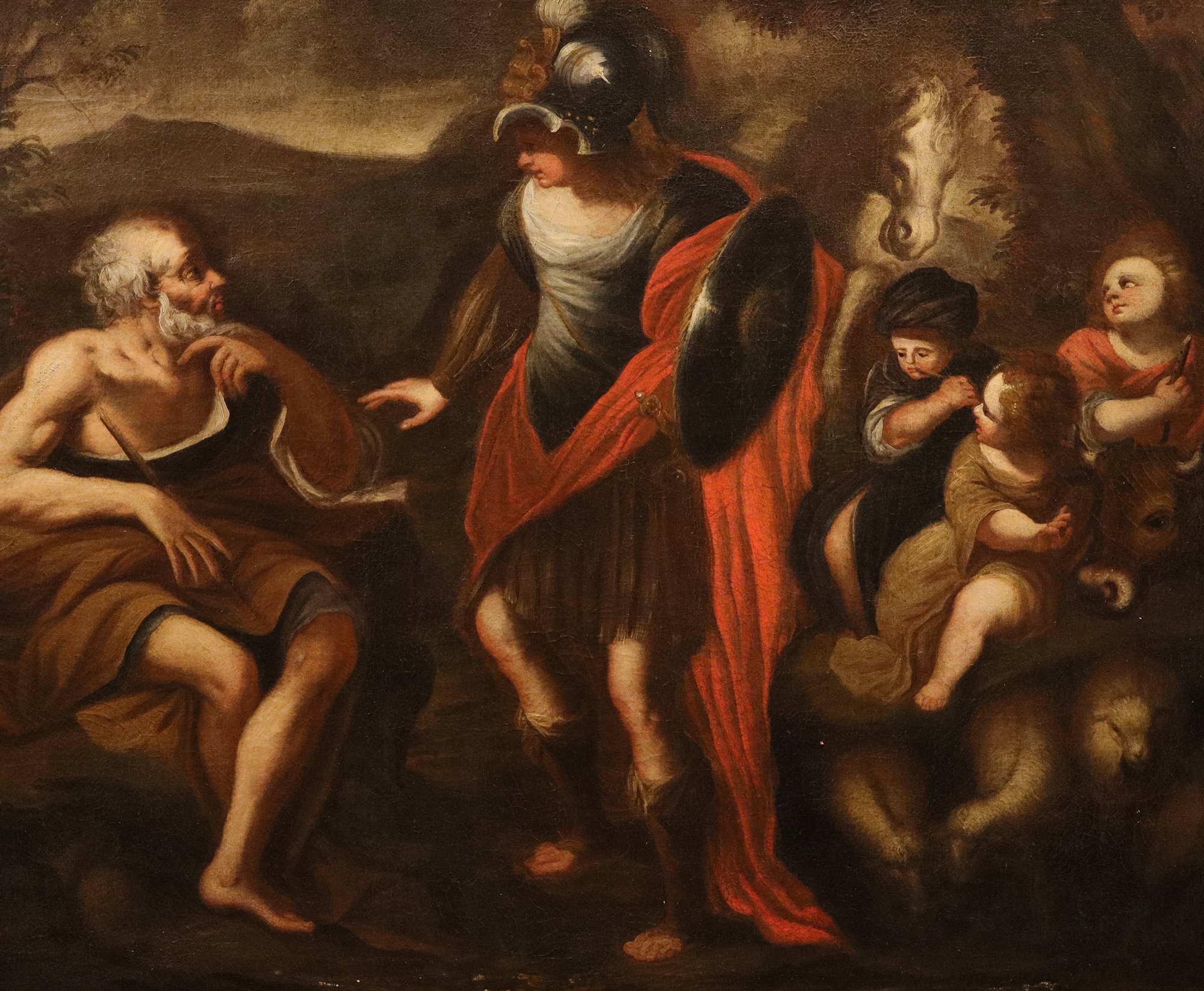 Erminia tra i pastori