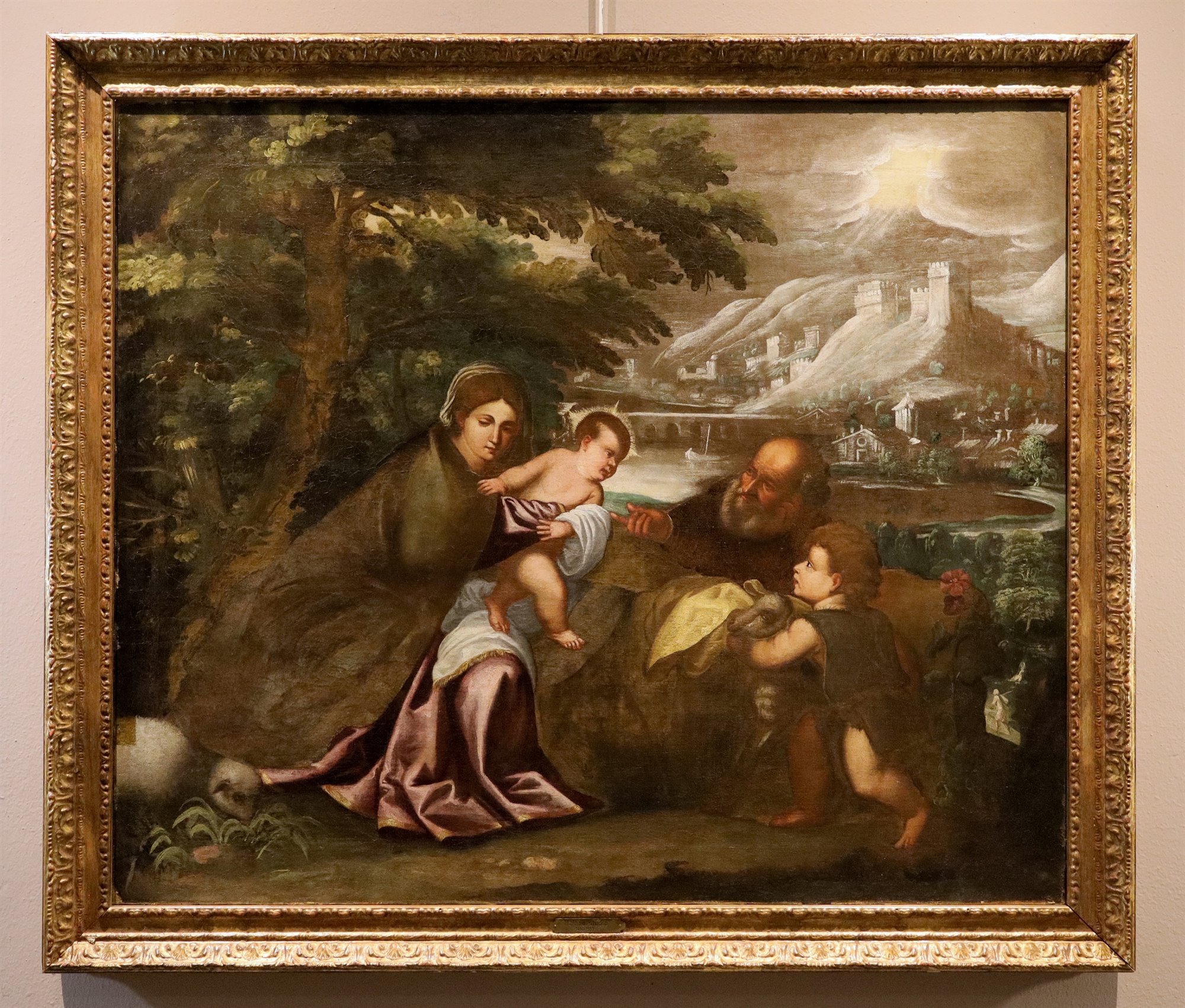 La Sacra Famiglia con San Giovannino