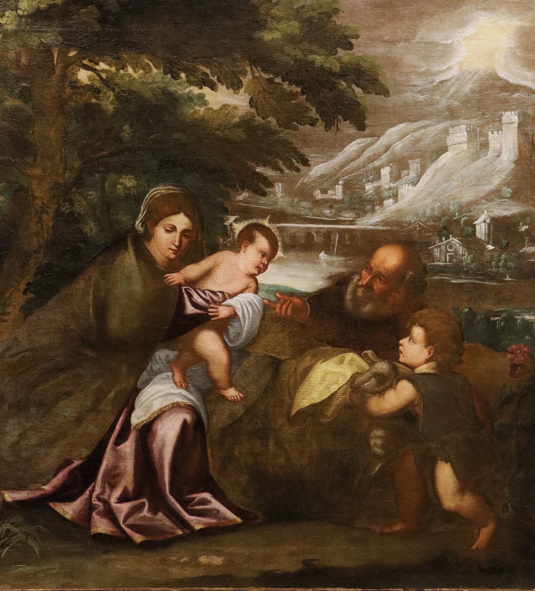 La Sacra Famiglia con San Giovannino