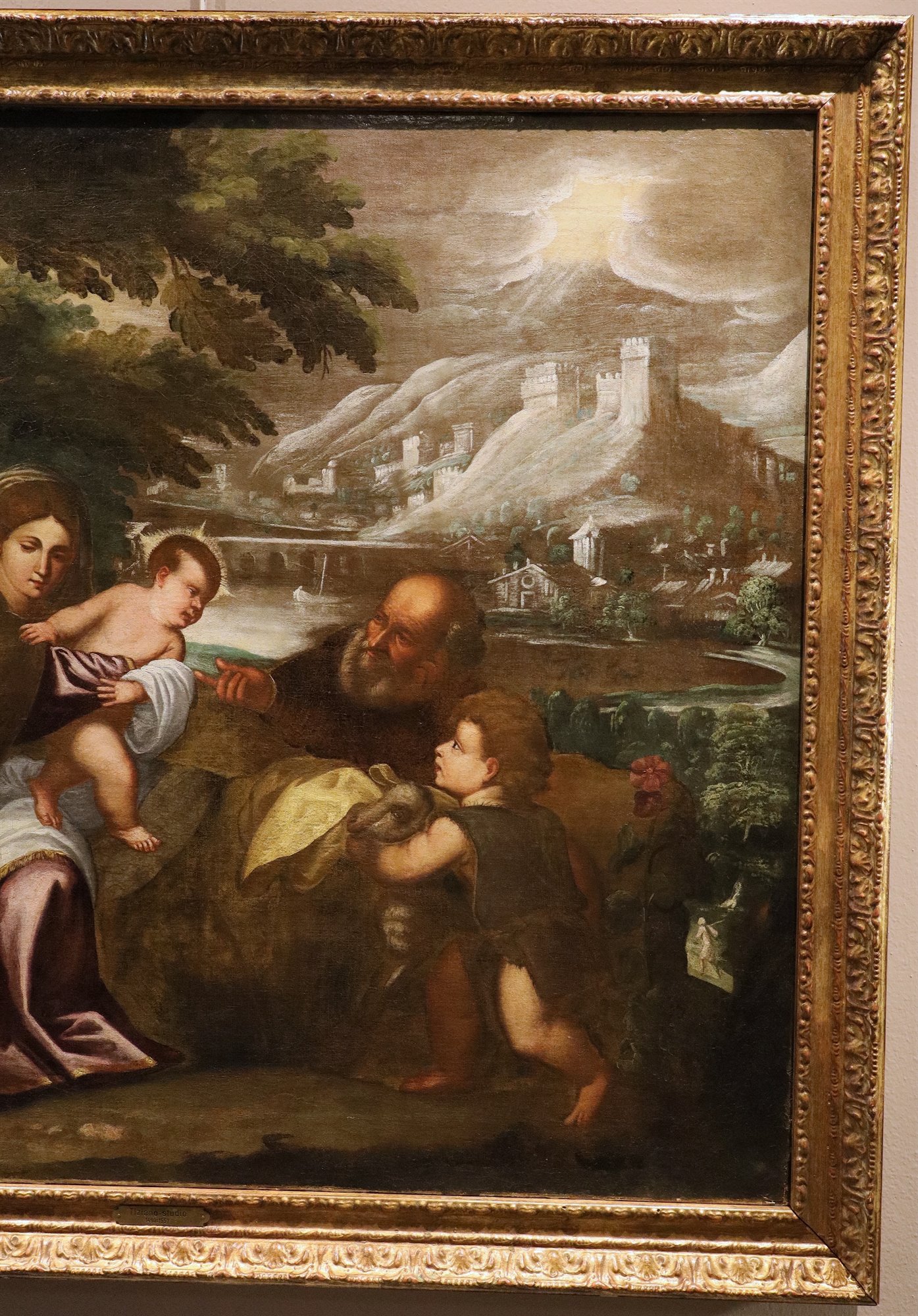 La Sacra Famiglia con San Giovannino