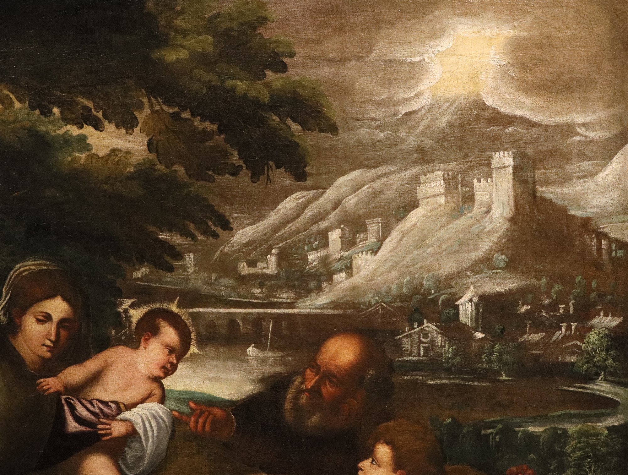 La Sacra Famiglia con San Giovannino