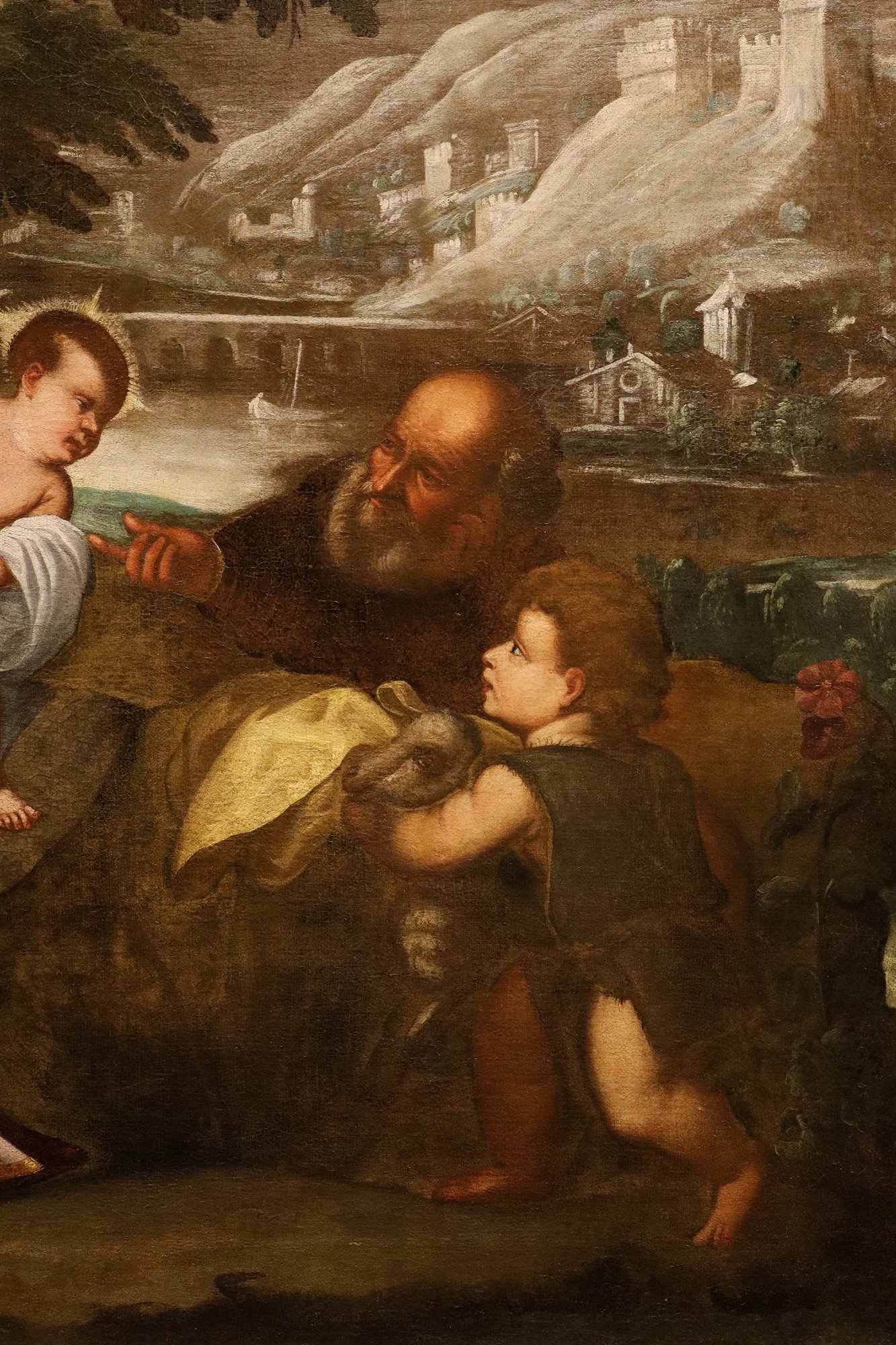 La Sacra Famiglia con San Giovannino