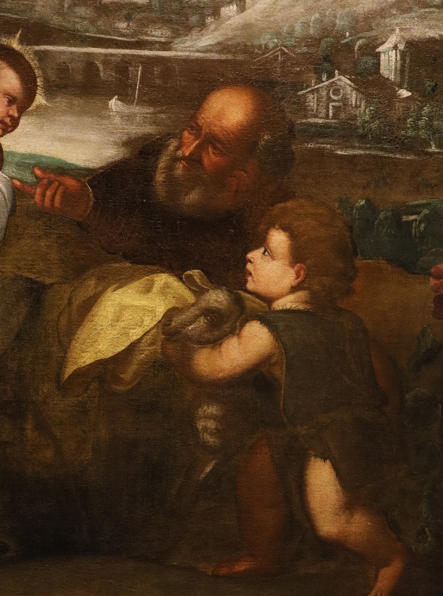 La Sacra Famiglia con San Giovannino