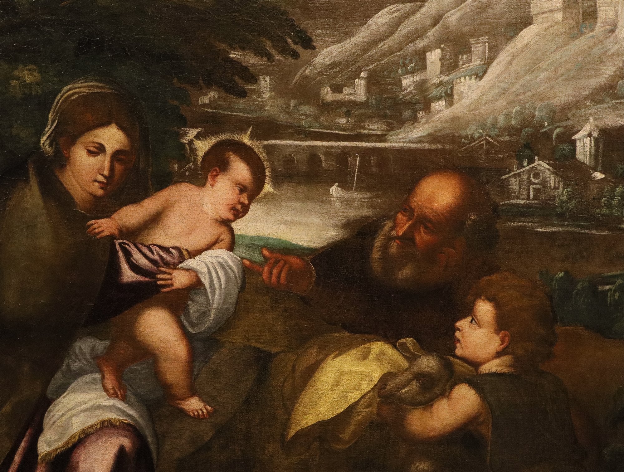 La Sacra Famiglia con San Giovannino
