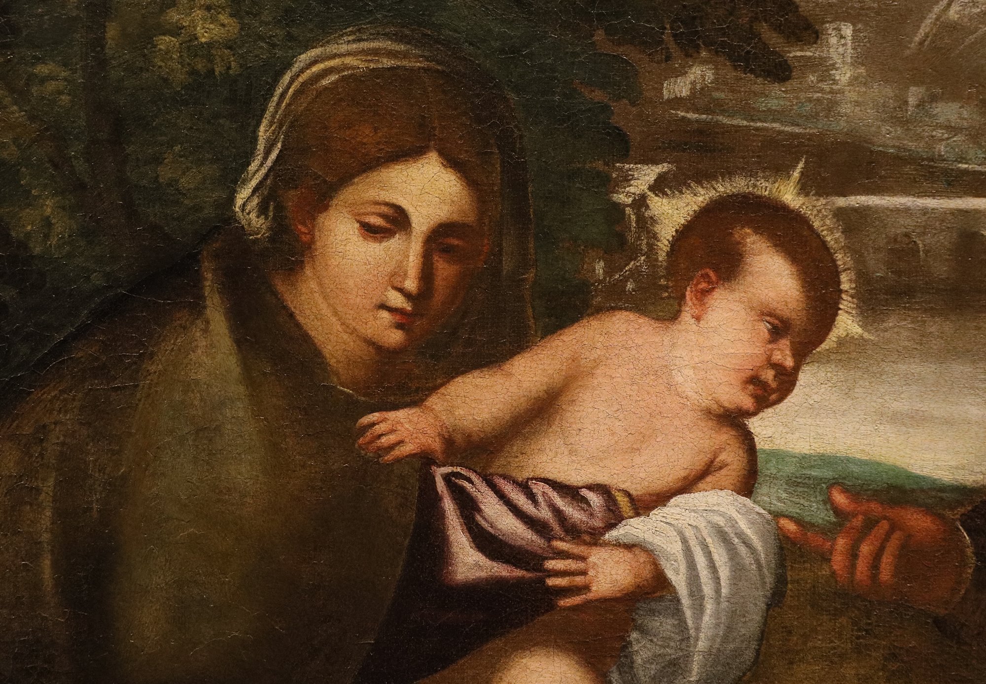 La Sacra Famiglia con San Giovannino
