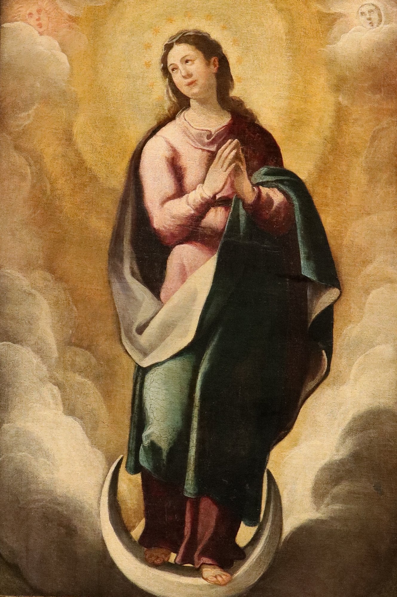 Vergine Immacolata con simboli delle Litanie Lauretane