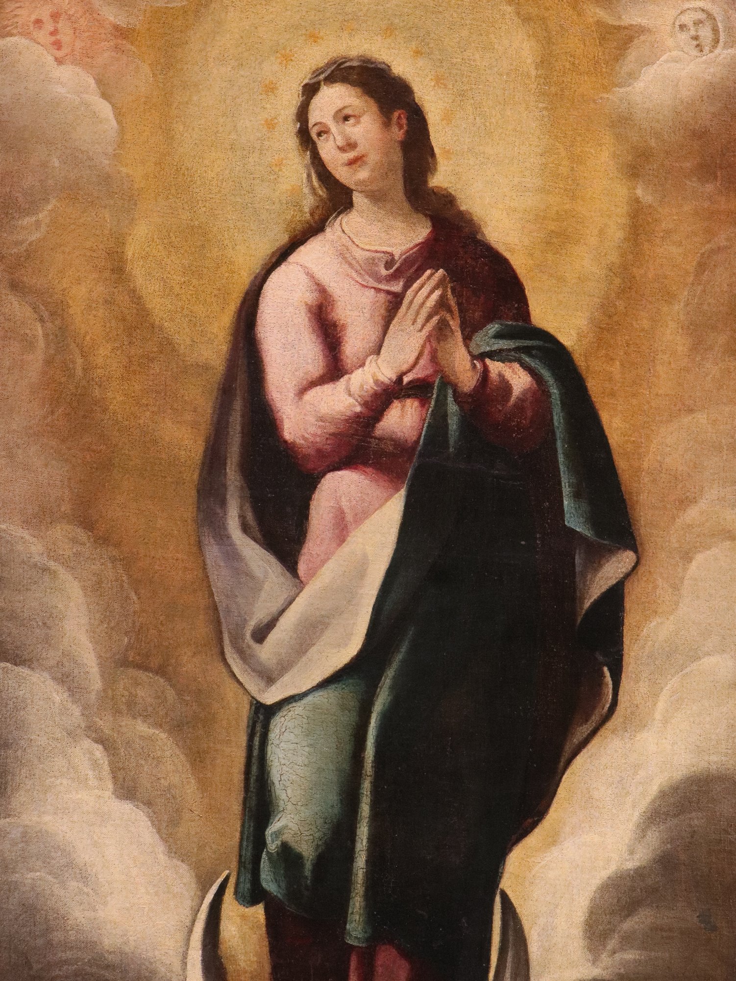 Vergine Immacolata con simboli delle Litanie Lauretane