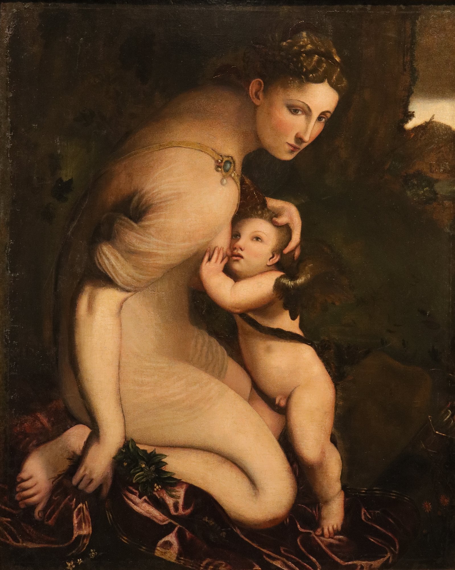 Venere che allatta Amore