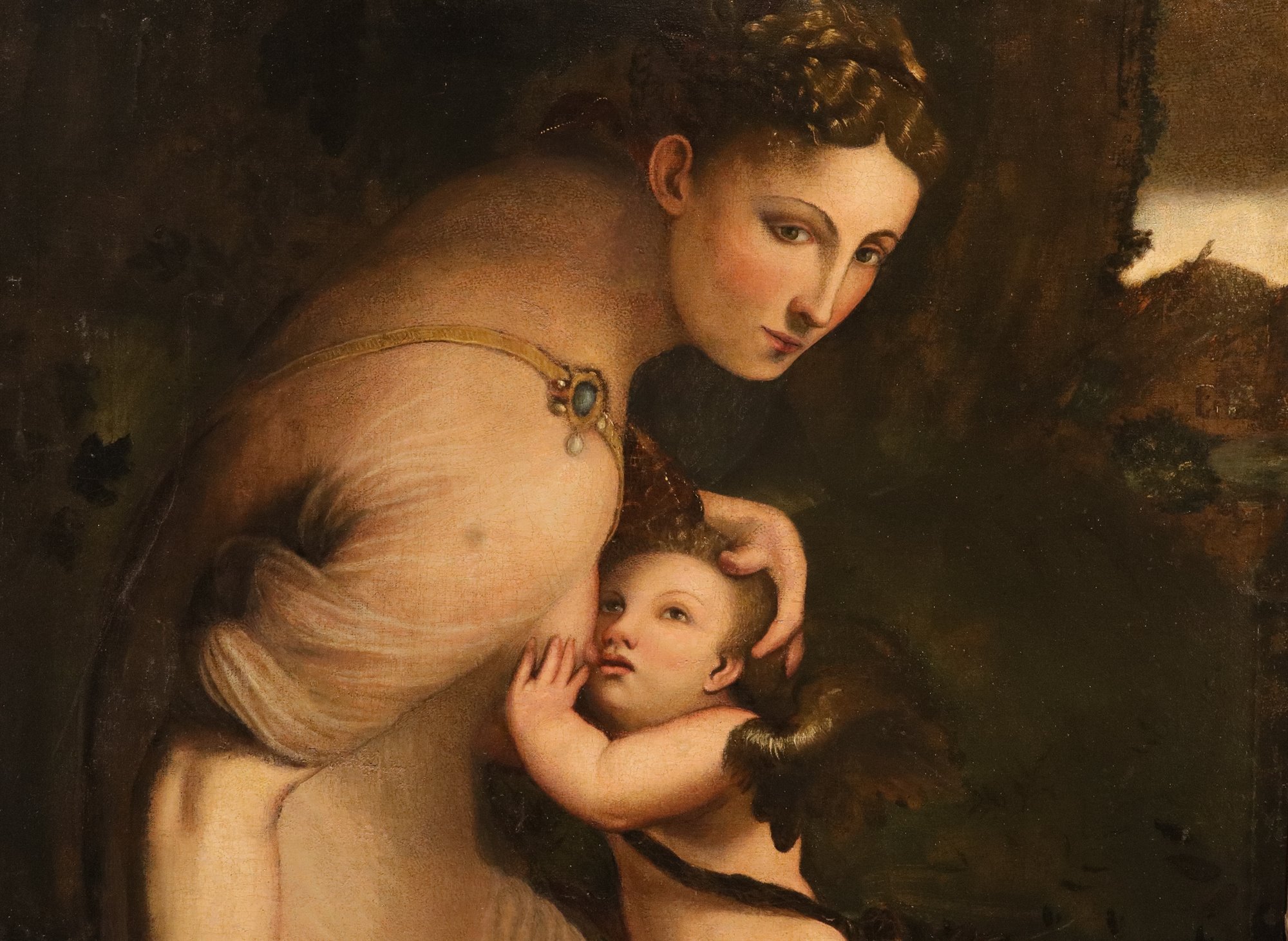 Venere che allatta Amore