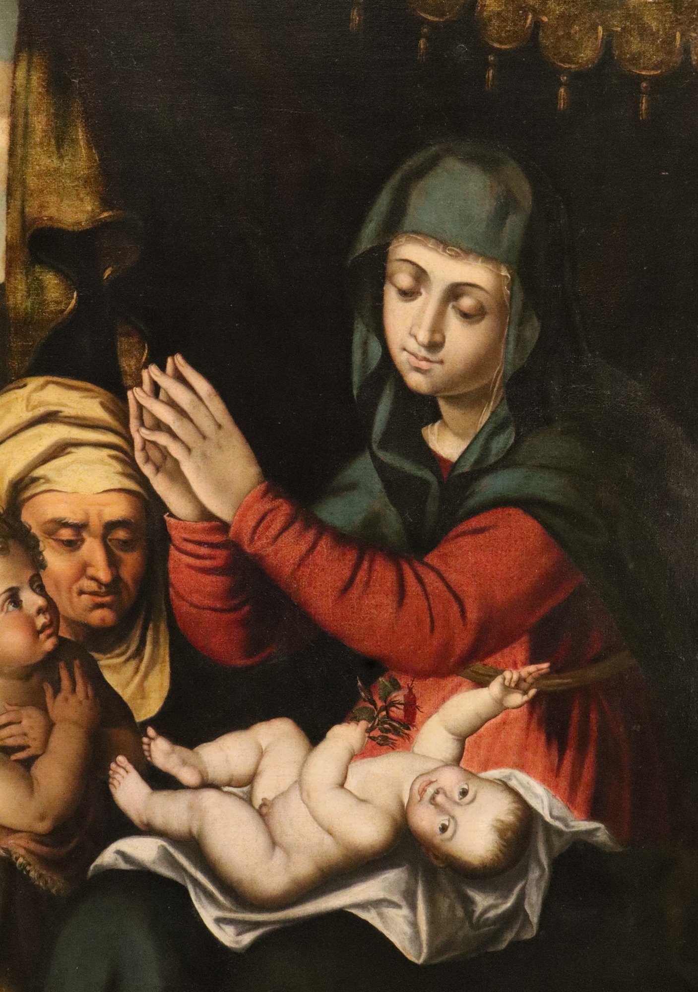 Madonna col Bambino, San Giovannino e Santa Elisabetta