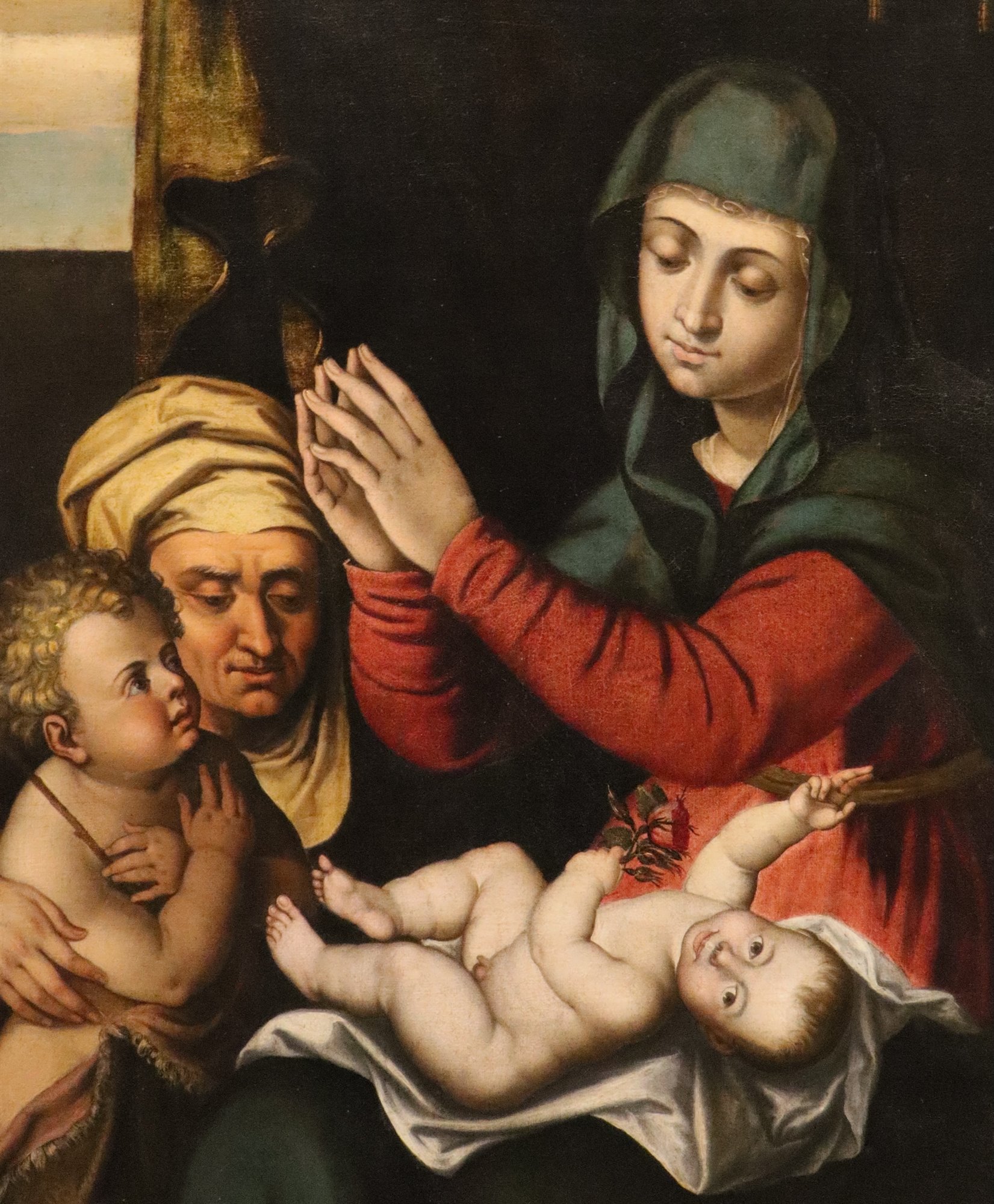 Madonna col Bambino, San Giovannino e Santa Elisabetta