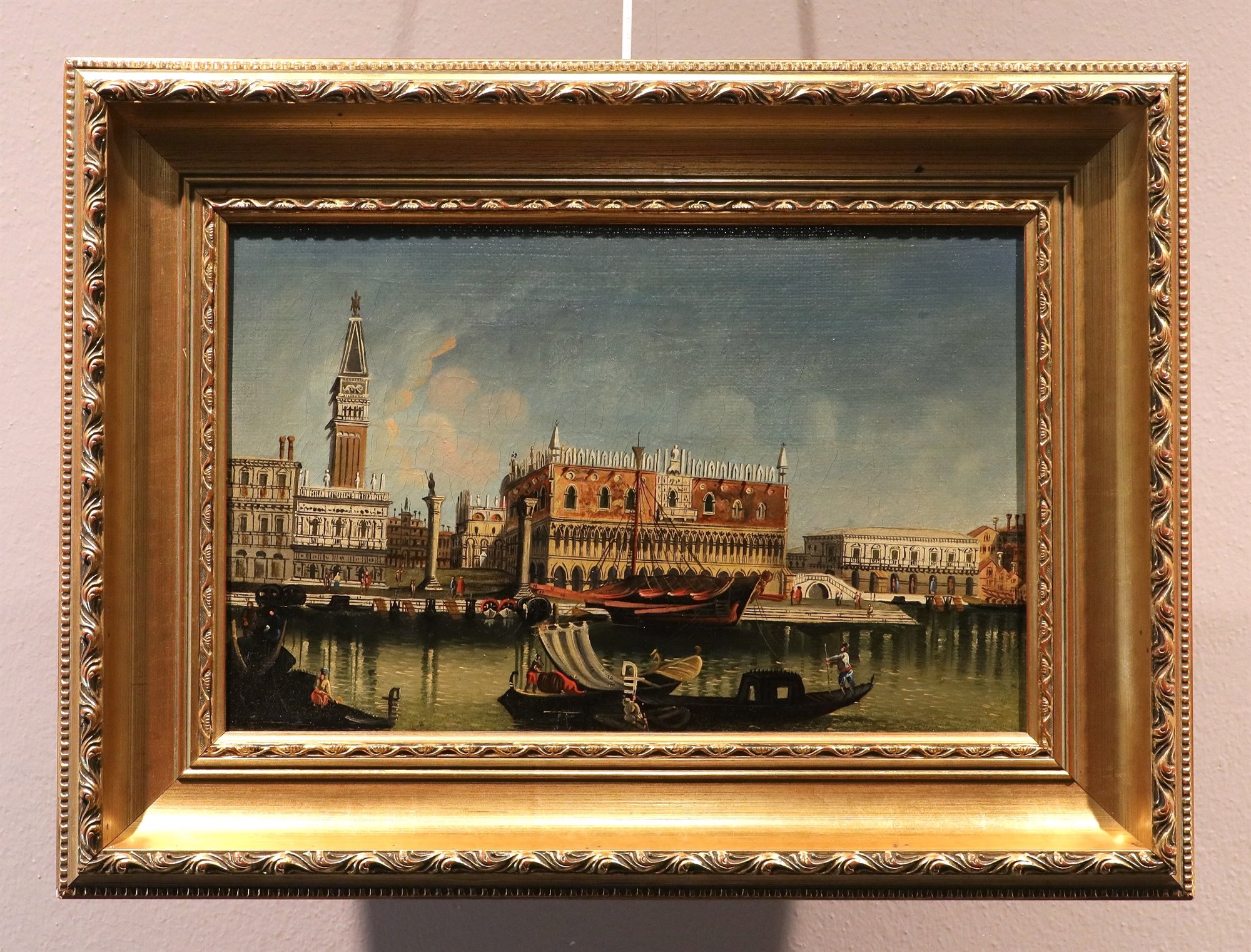 Coppia di vedute di Venezia