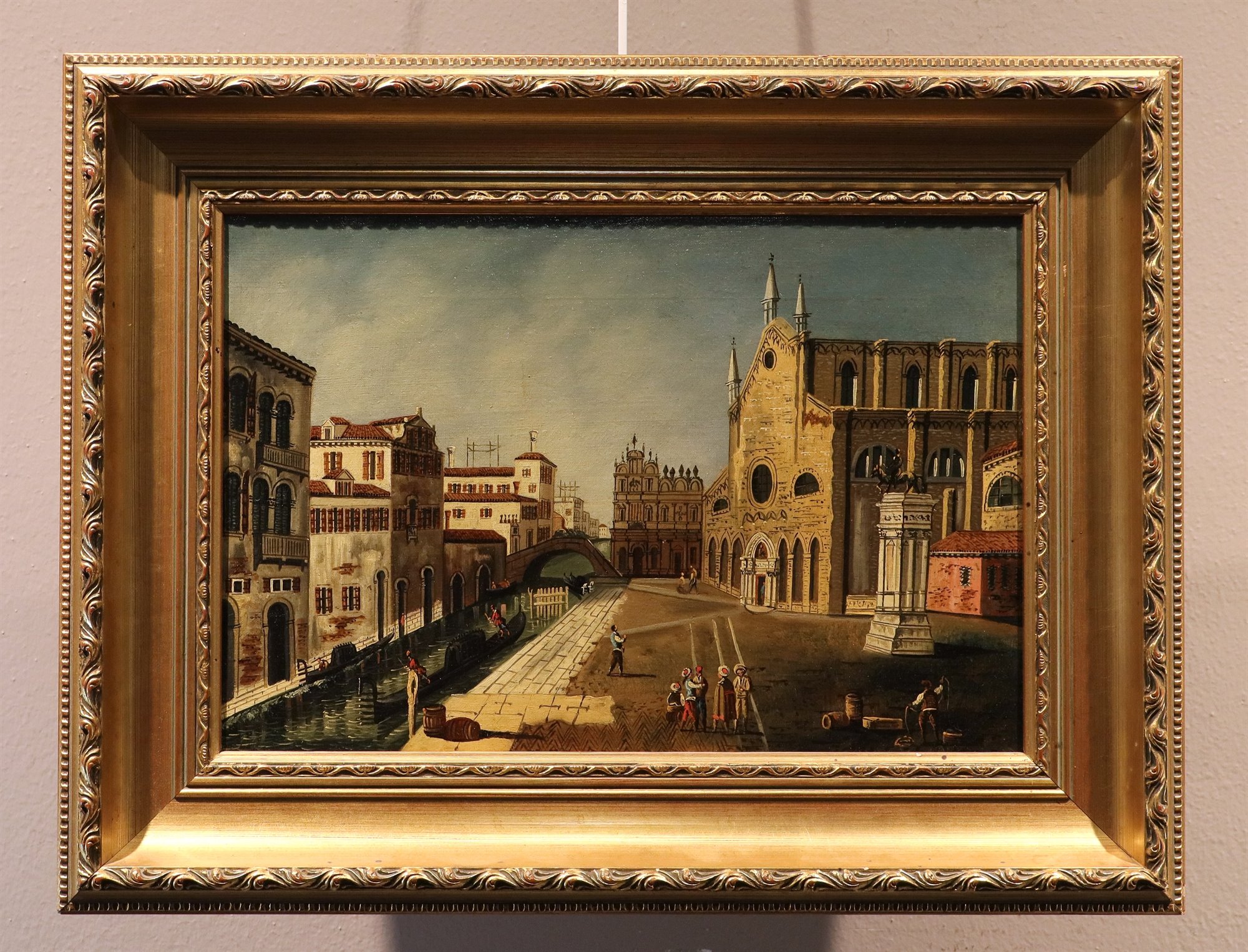 Coppia di vedute di Venezia