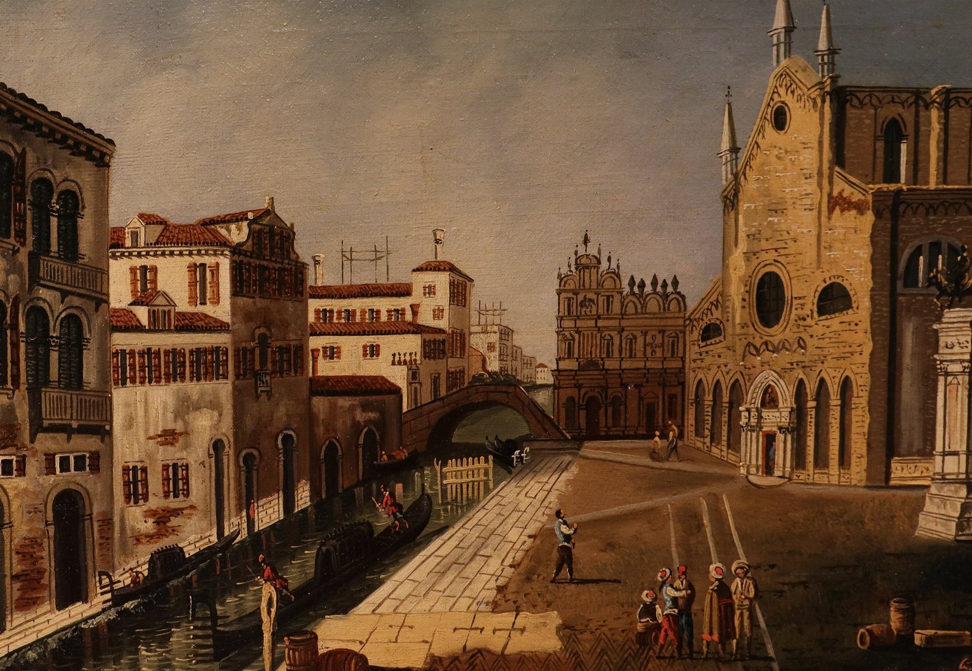 Coppia di vedute di Venezia