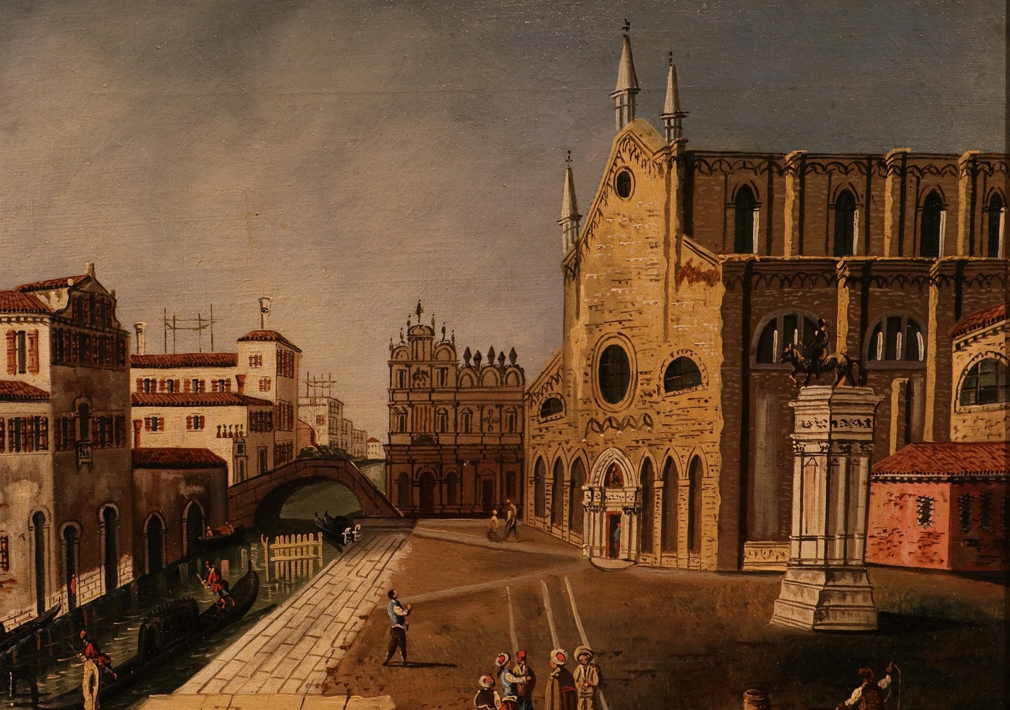 Coppia di vedute di Venezia