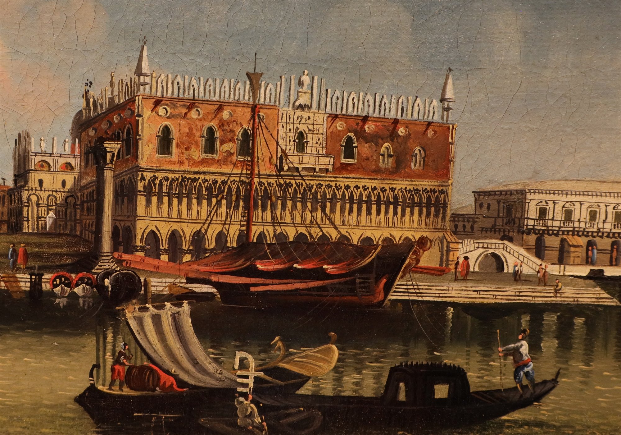 Coppia di vedute di Venezia