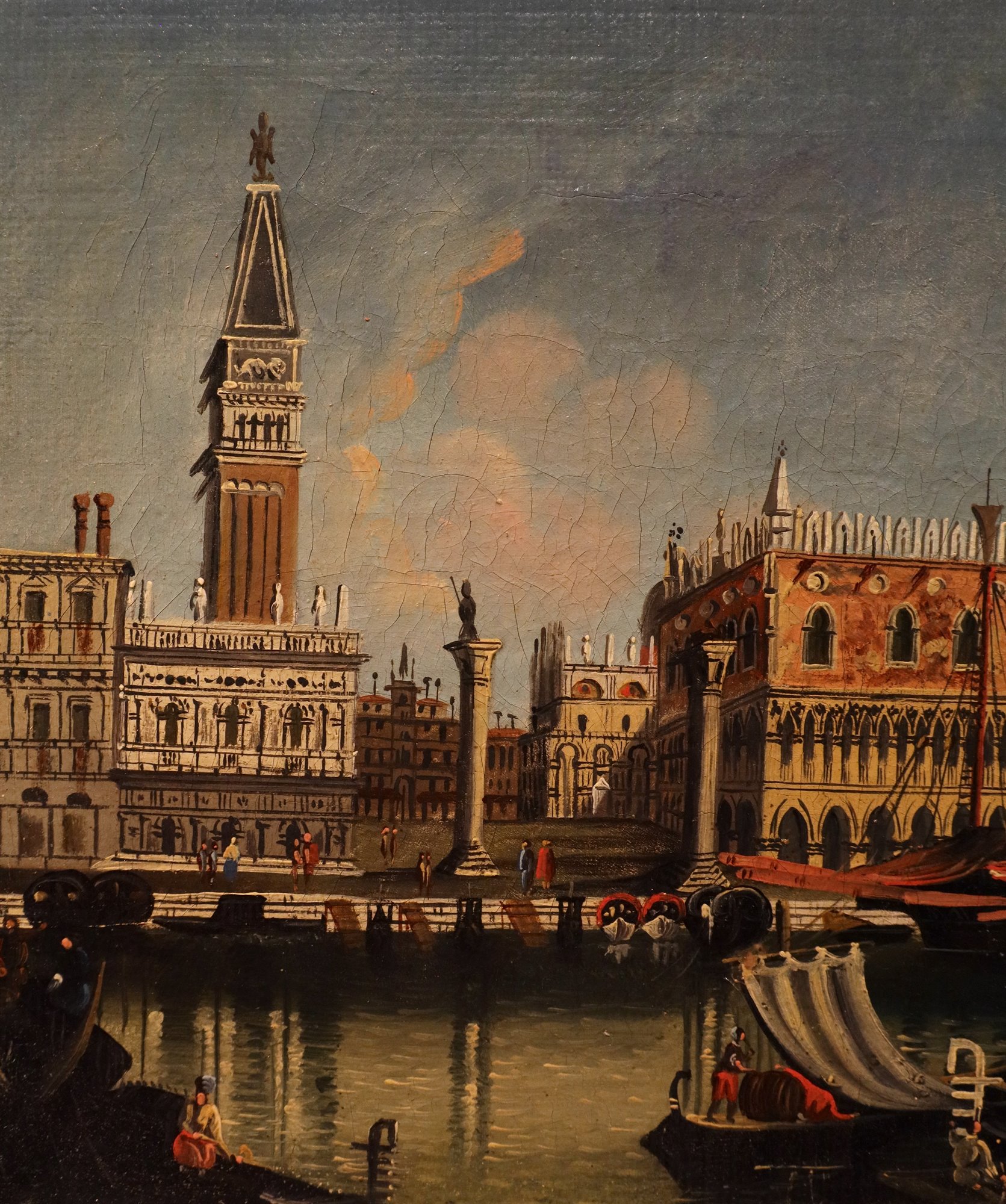 Coppia di vedute di Venezia