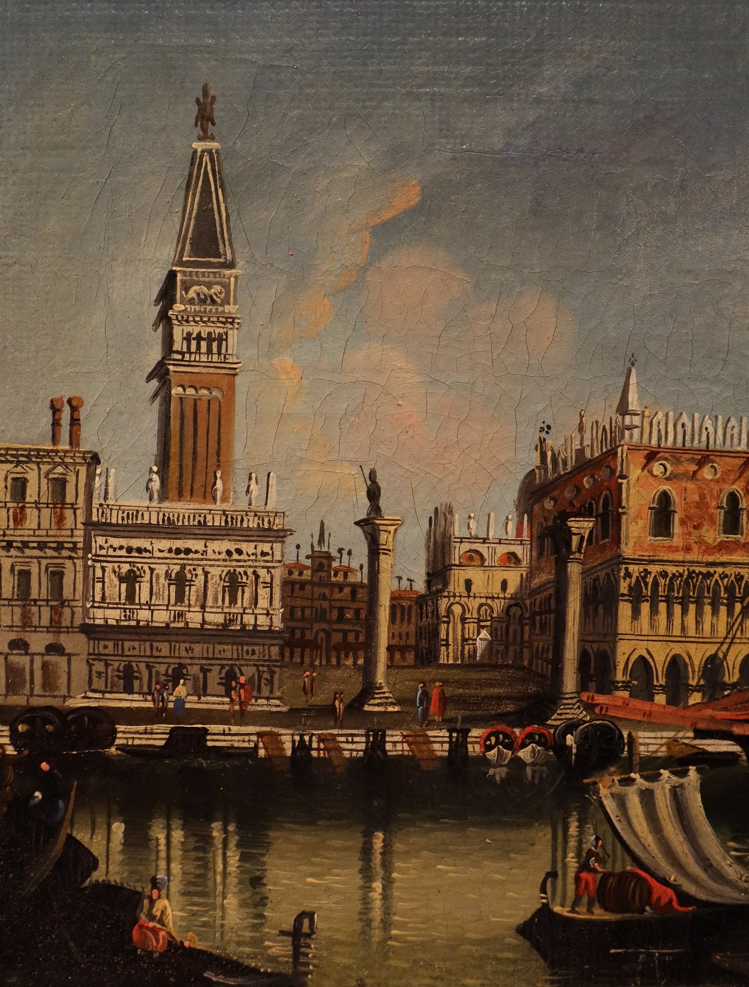 Coppia di vedute di Venezia