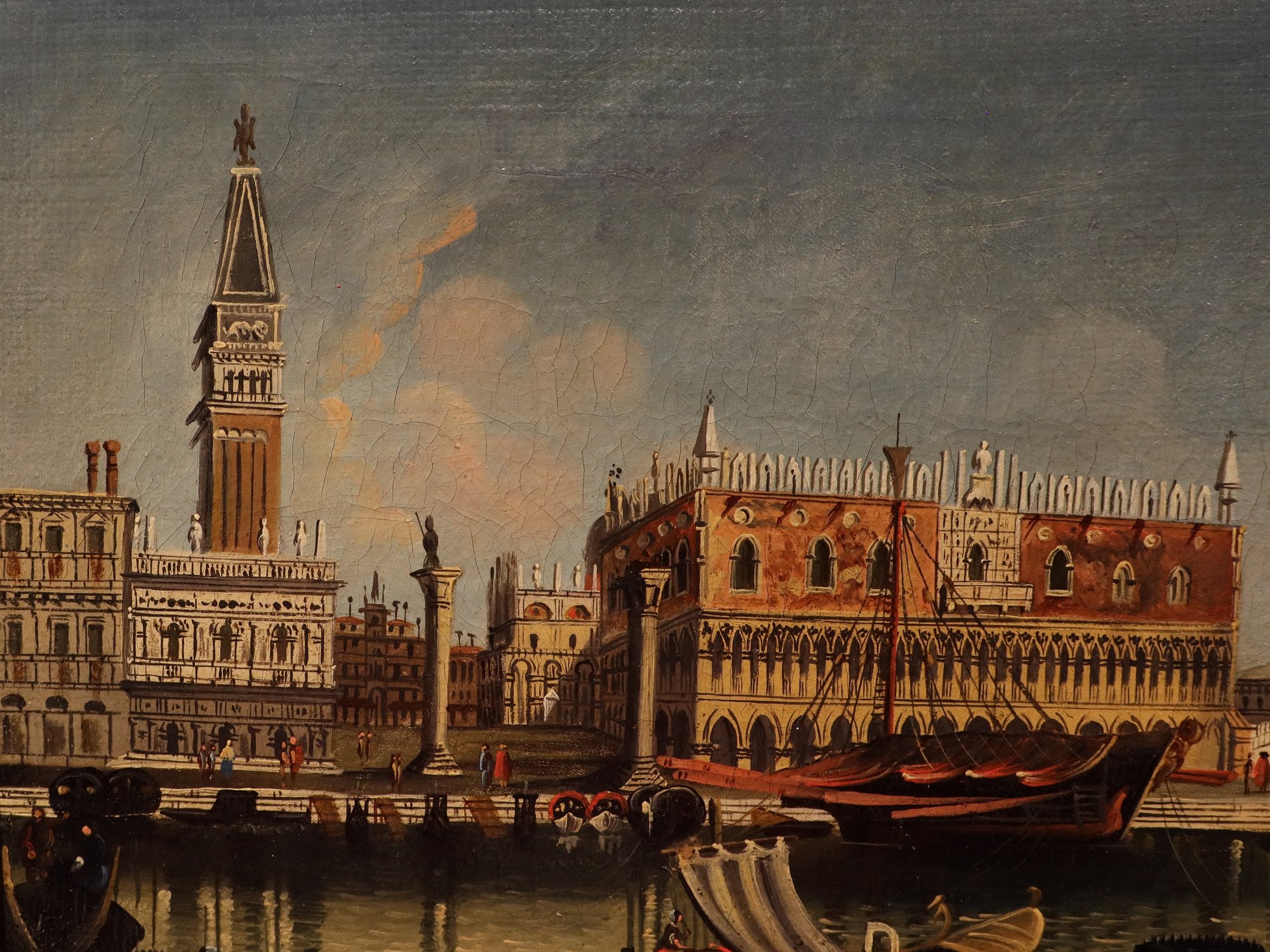 Coppia di vedute di Venezia