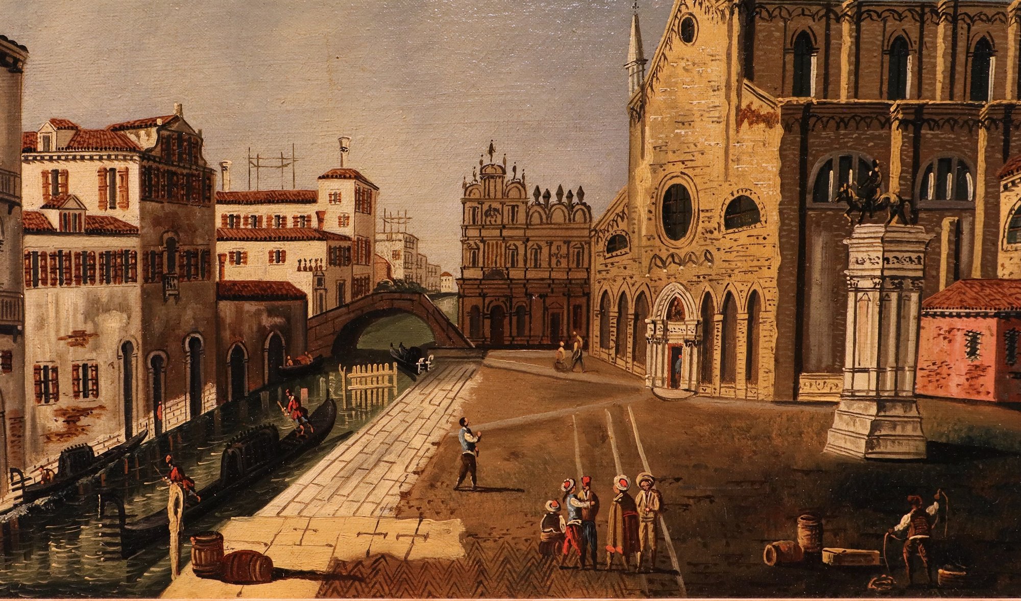 Coppia di vedute di Venezia