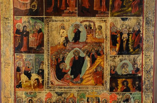 Antica icona russa, 'Le Dodici Grandi Feste'