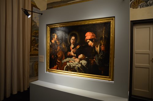 Bernardo Strozzi (1581 – 1644) e bottega - Natività ed Adorazione dei pastori