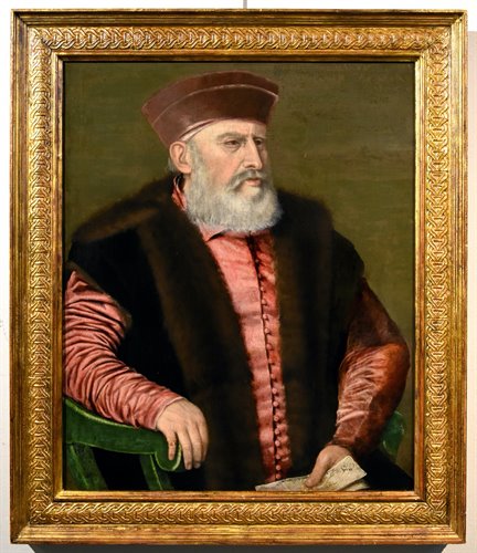 Maestro lombardo del Cinquecento - Giovanni Battista Moroni (Albino 1522 - 1579), bottega