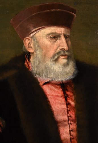 Maestro lombardo del Cinquecento - Giovanni Battista Moroni (Albino 1522 - 1579), bottega