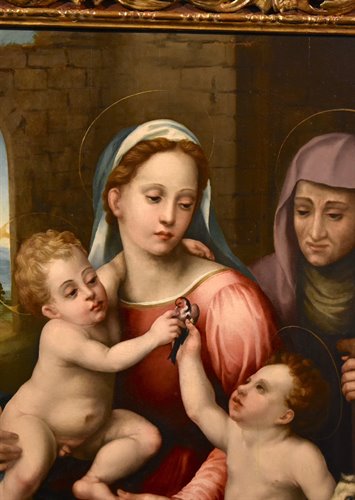Madonna col Bambino, San Giovannino e Sant’Anna