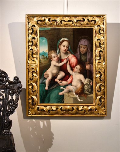 Madonna col Bambino, San Giovannino e Sant’Anna