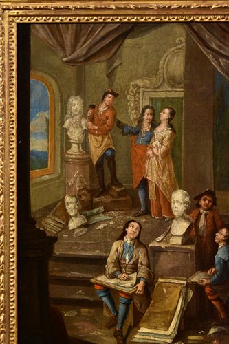 Nell’atelier dell’artista