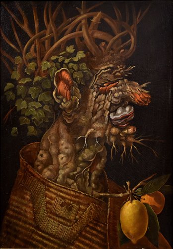 Seguace di Giuseppe Arcimboldo (Milano 1527 - 1593)