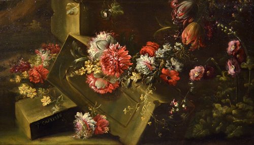 Pieter Casteels III  (Anversa 1684 – Richmond 1749) -firmato-