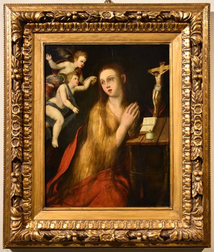 Maria Maddalena e due angeli 