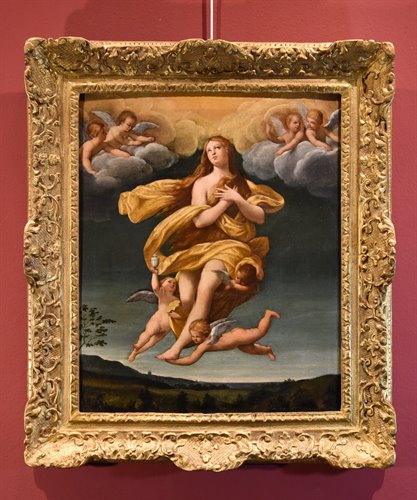 The Magdalene Carried to Heaven by Angels