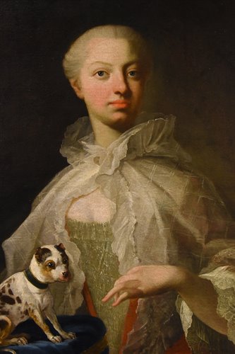 Ritratto di nobildonna con cagnolino