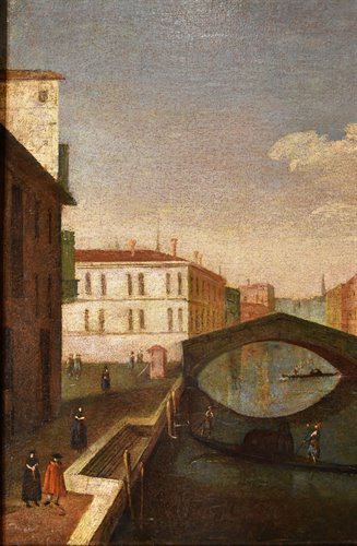 Veduta di Venezia con il ponte delle Guglie