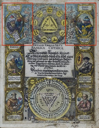Ritratto dell'alchimista egiziano Ermete Trismegisto