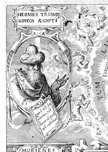 Ritratto dell'alchimista egiziano Ermete Trismegisto