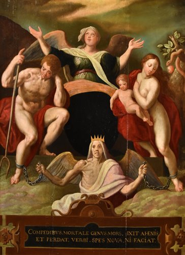 La redenzione di Adamo ed Eva dopo la cacciata dall’Eden