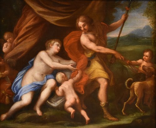 Venere con Adone e Cupido