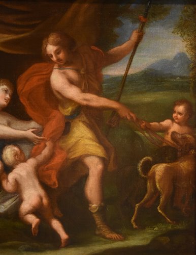 Venere con Adone e Cupido